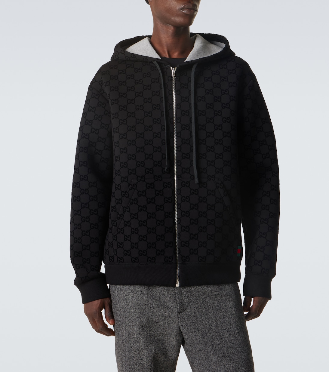 Kapuzenjacke GG aus Jersey | Gucci