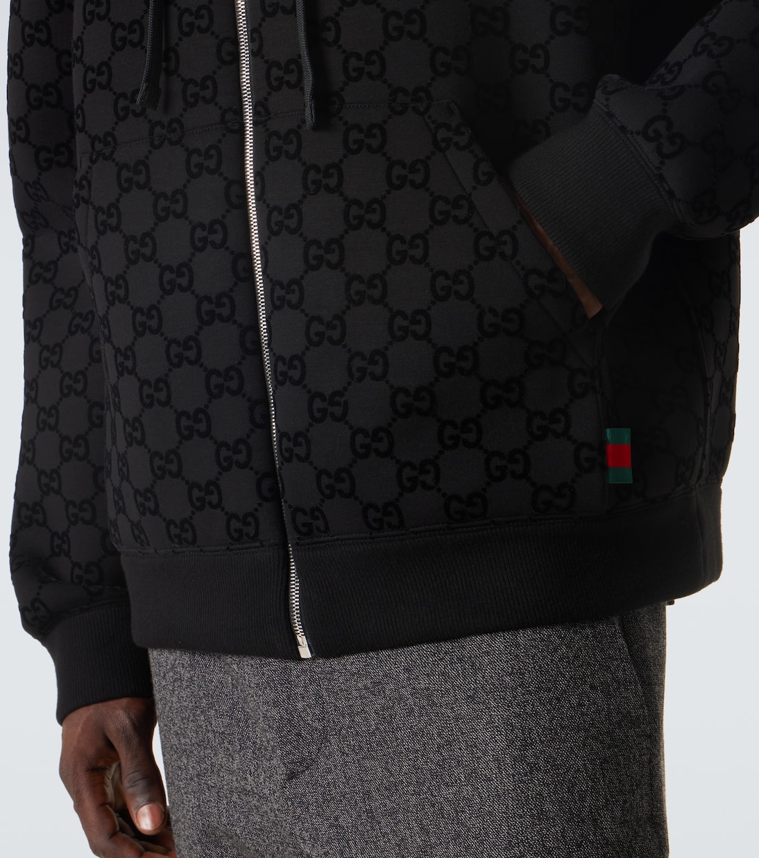 Kapuzenjacke GG aus Jersey | Gucci