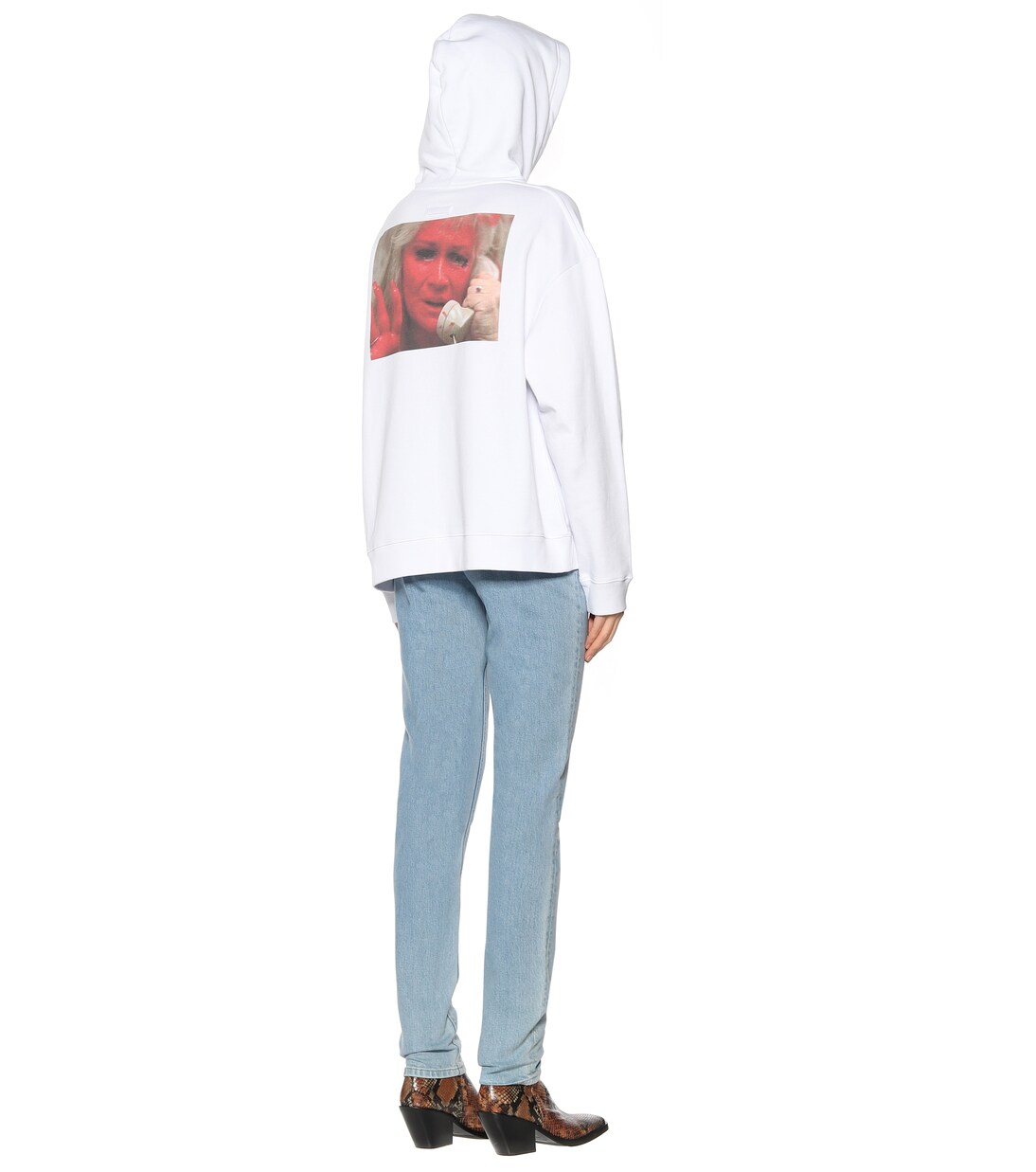 Felpa in cotone con cappuccio | Raf Simons