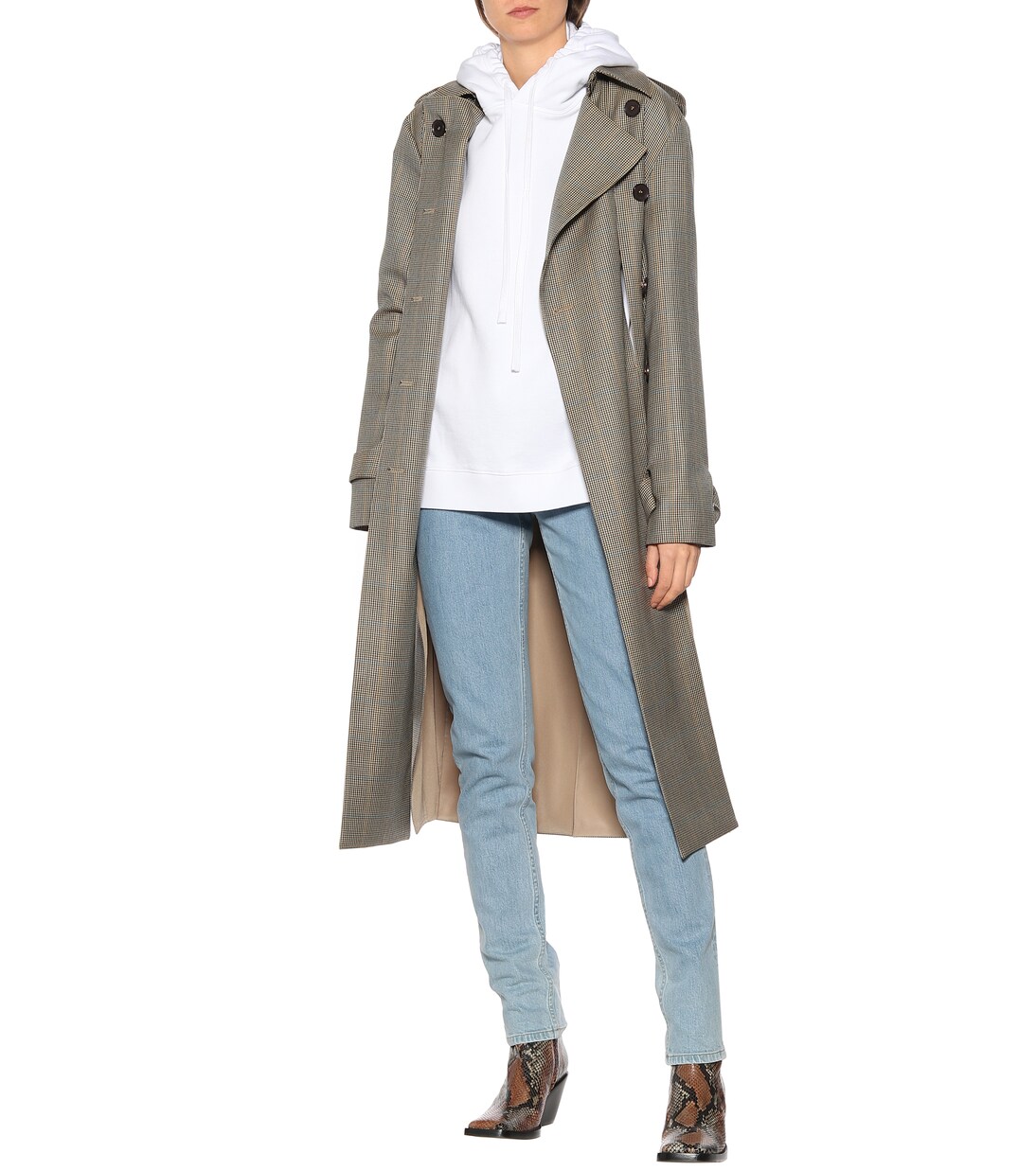 Felpa in cotone con cappuccio | Raf Simons