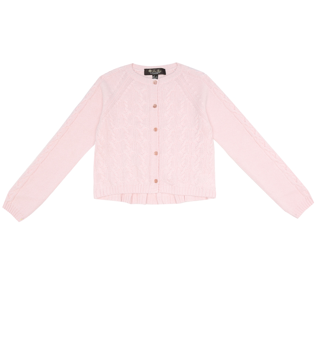 Downy Cables cashmere cardigan | Loro Piana Kids