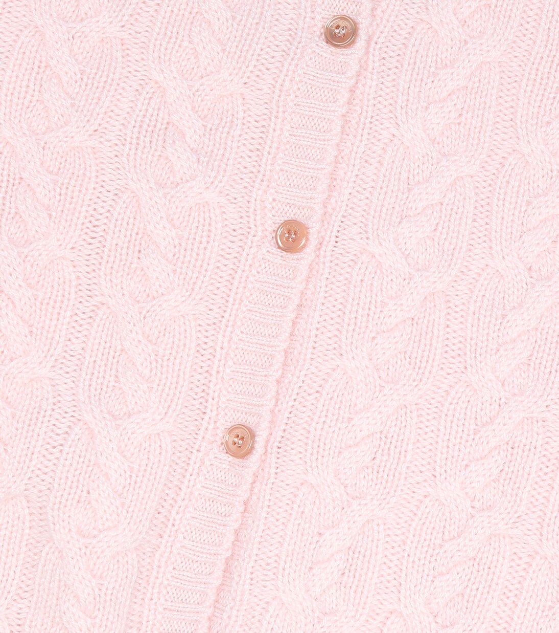 Downy Cables cashmere cardigan | Loro Piana Kids