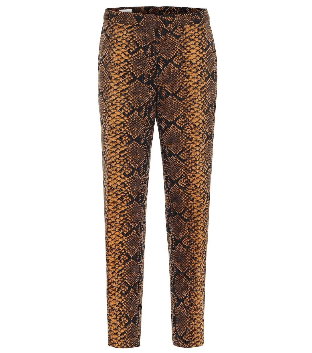 Snake-print high-rise wool pants | Dries Van Noten