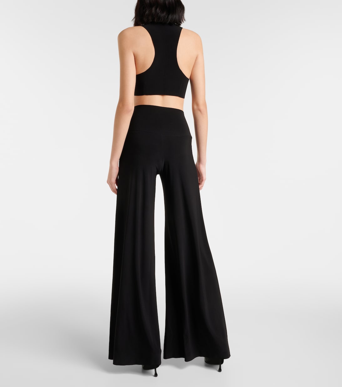 Elephant jersey wide-leg pants | Norma Kamali