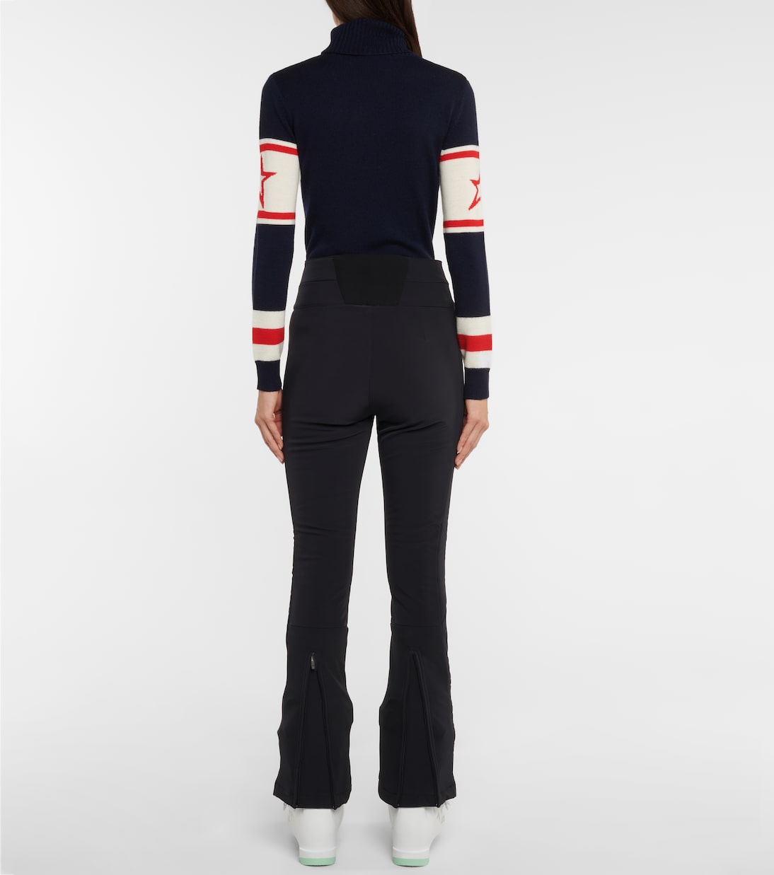 Aurora high-rise soft shell flared ski pants | Perfect Moment