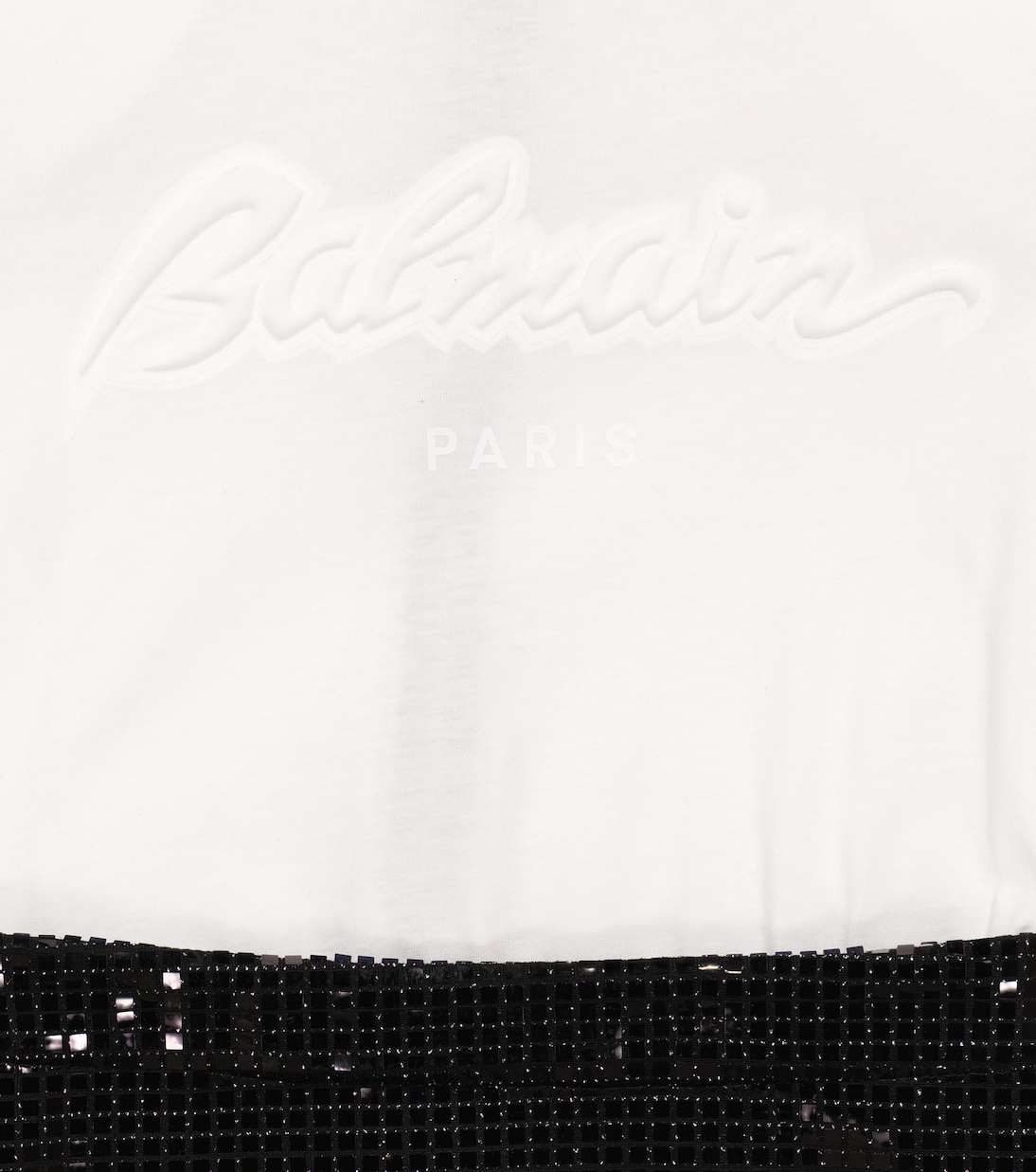 Verziertes Kleid aus Baumwolle | Balmain Kids