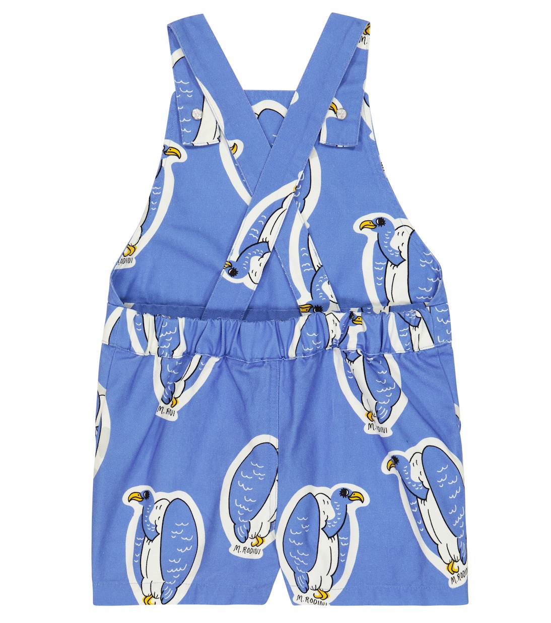 Printed cotton overalls | Mini Rodini