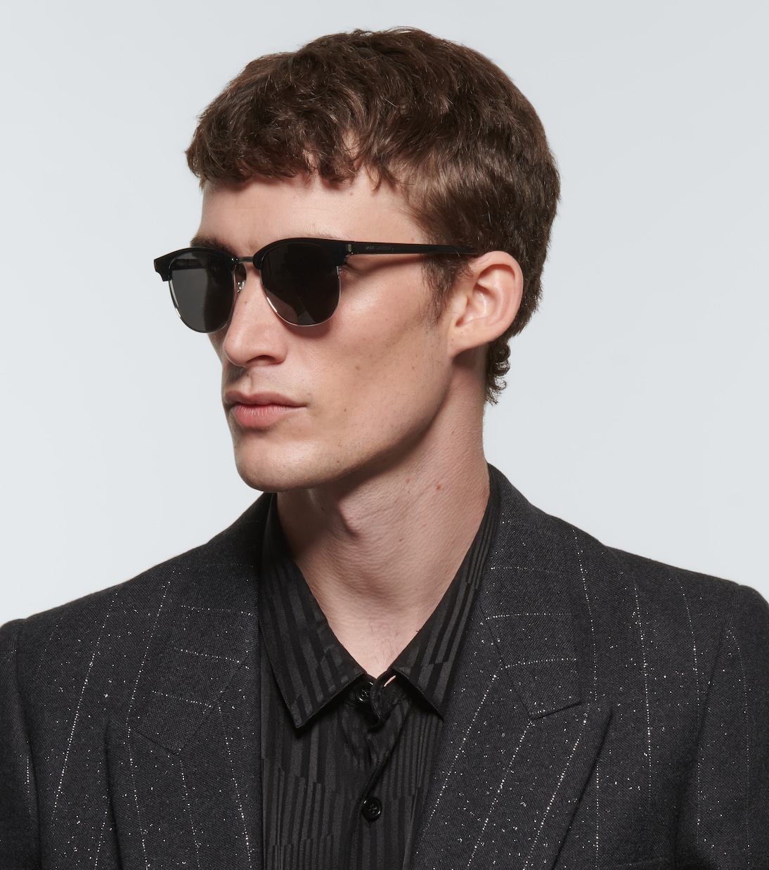 SL 108 half-frame sunglasses | Saint Laurent
