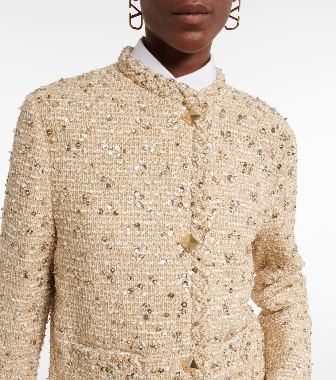 Verzierte Jacke aus Tweed | Valentino