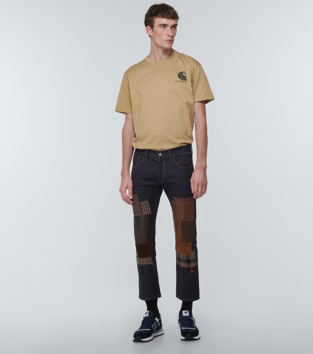 x Carhartt logo cotton T-shirt | Junya Watanabe