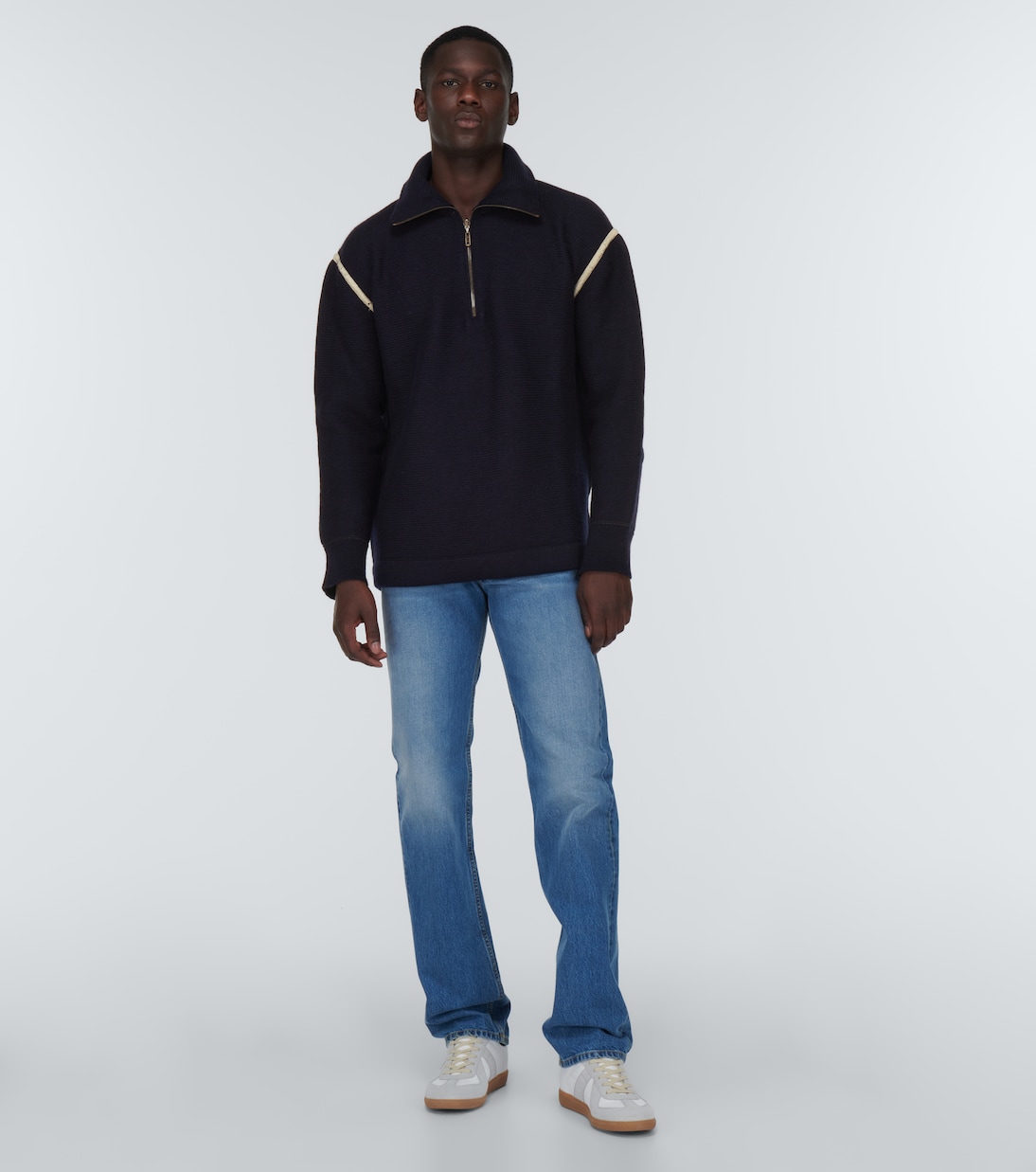 Wool half-zip sweater | Maison Margiela