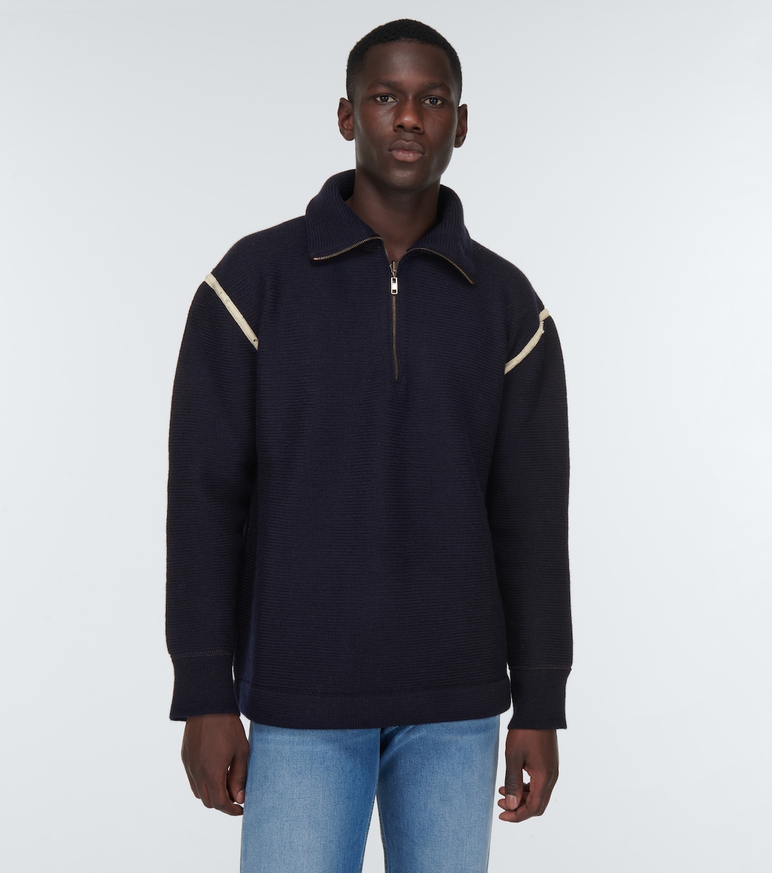 Wool half-zip sweater | Maison Margiela