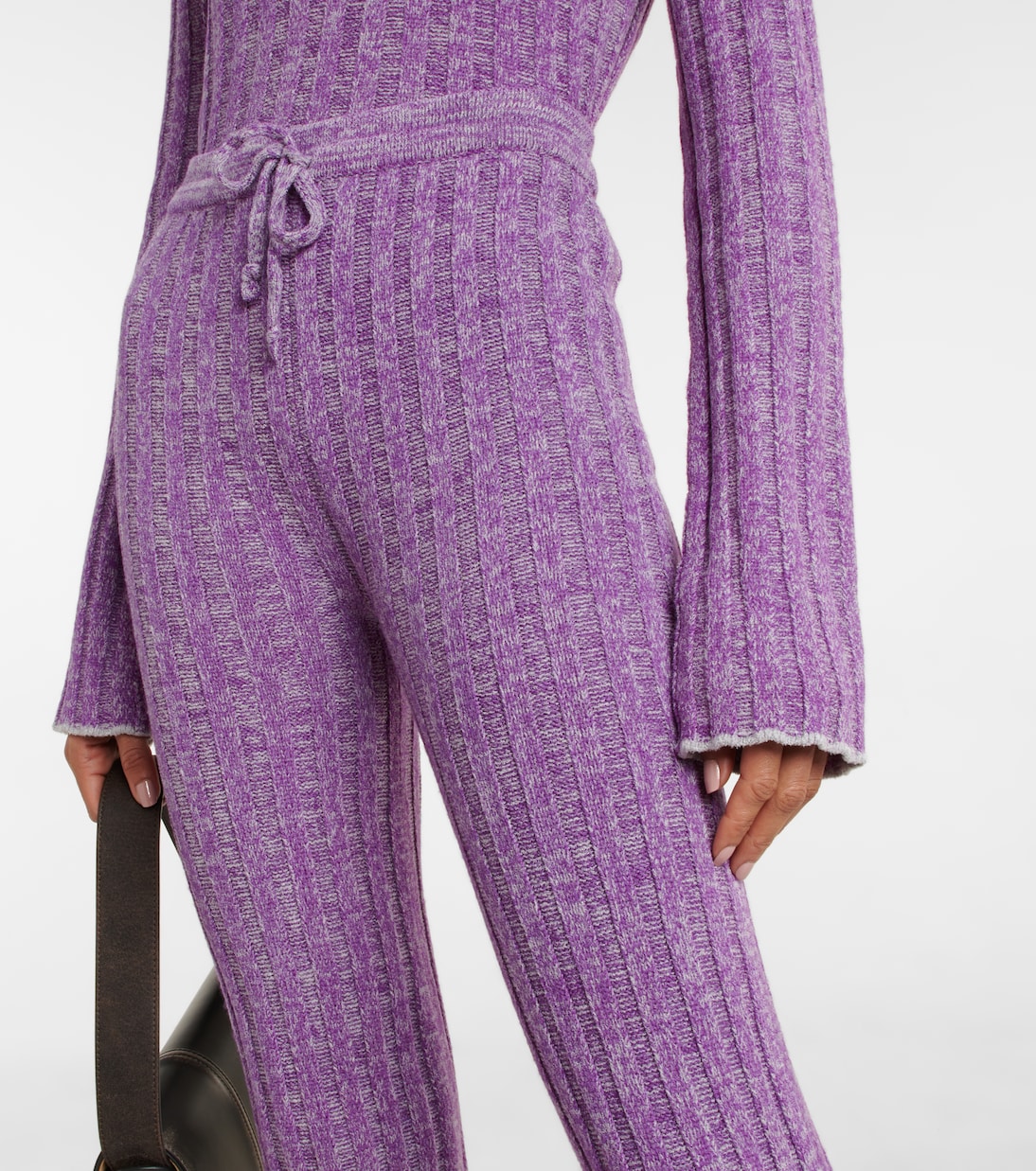 Pantalones flared en mezcla de lana | Acne Studios