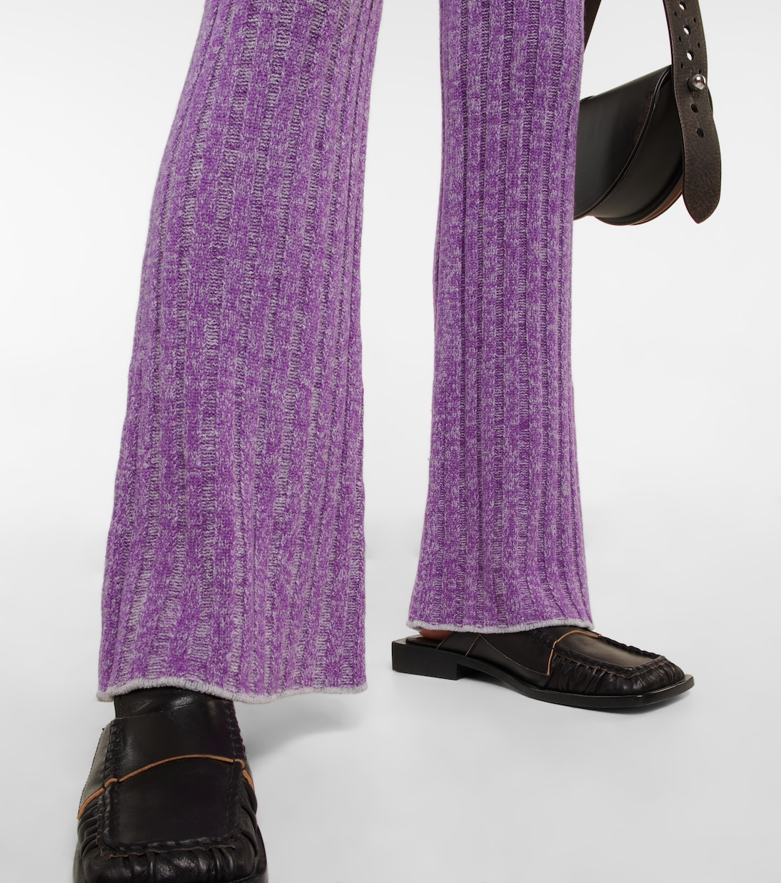 Pantalones flared en mezcla de lana | Acne Studios
