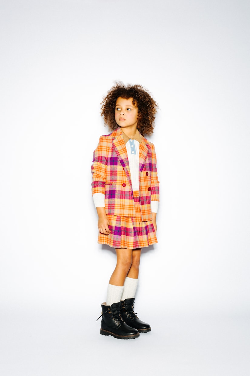Checked cotton skort | Paade Mode