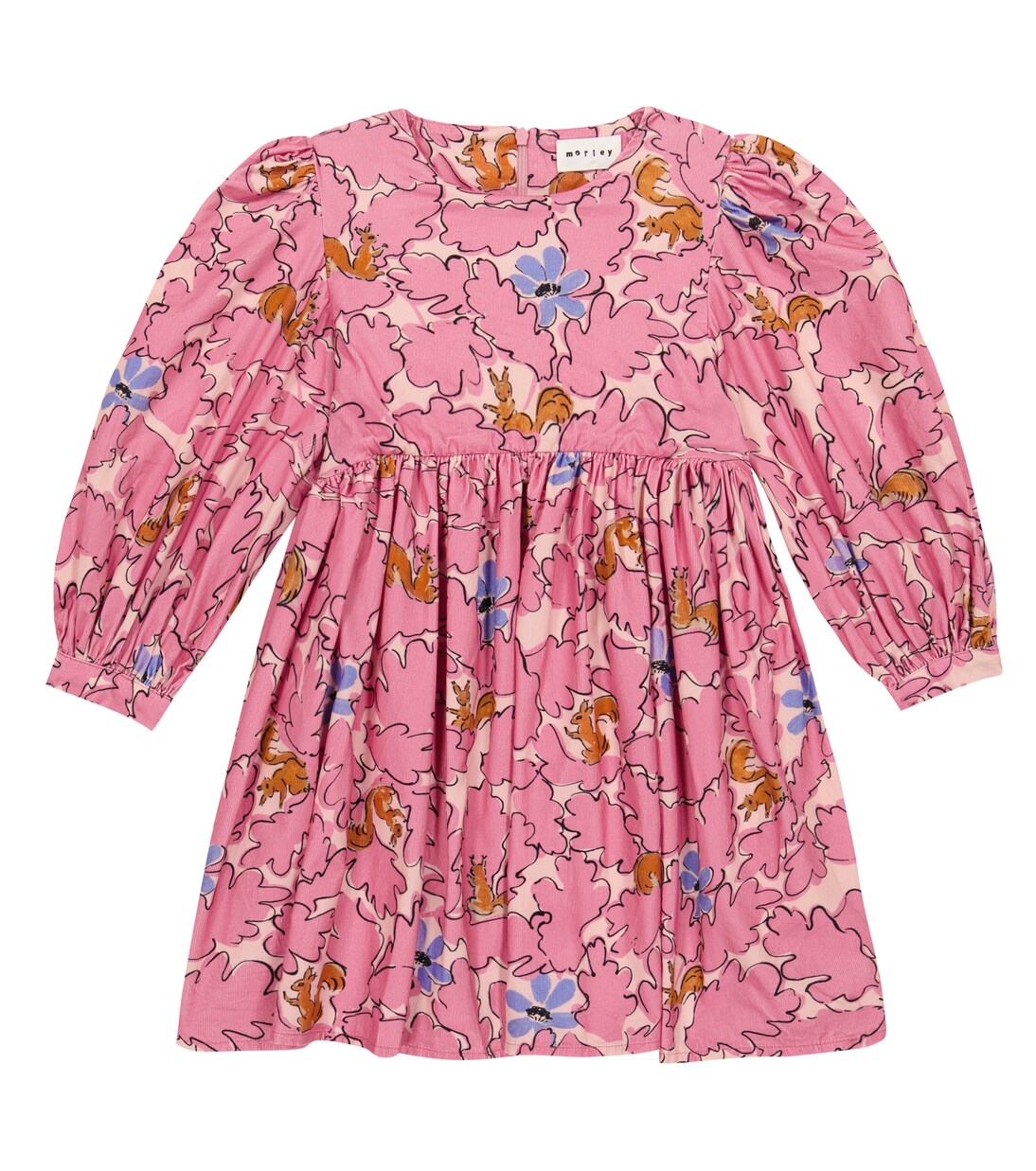 Radar Squirrel printed cotton dress | Morley