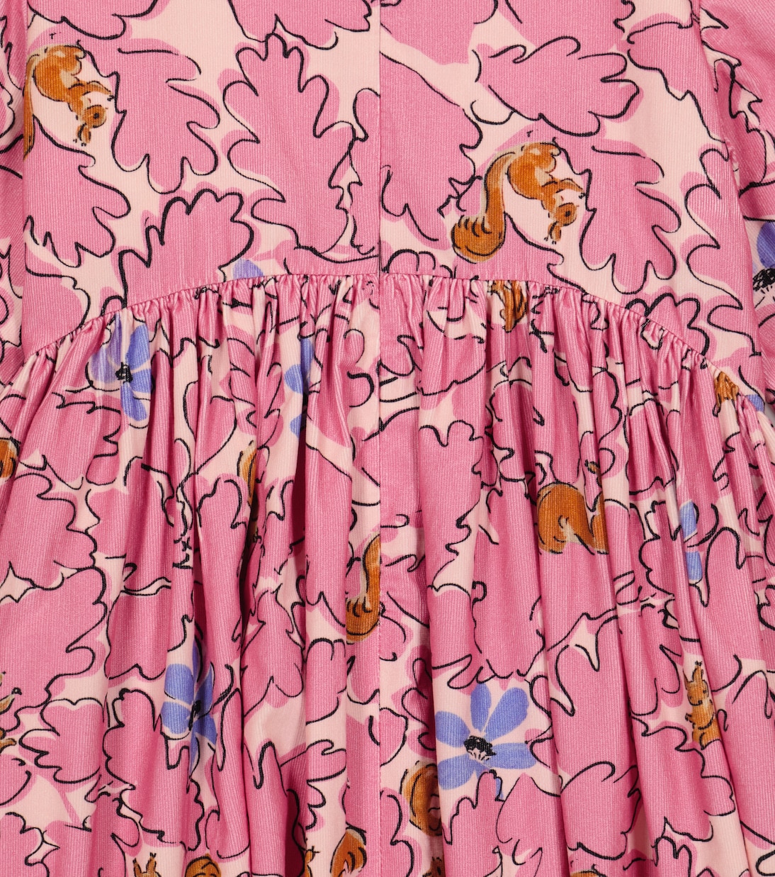 Radar Squirrel printed cotton dress | Morley
