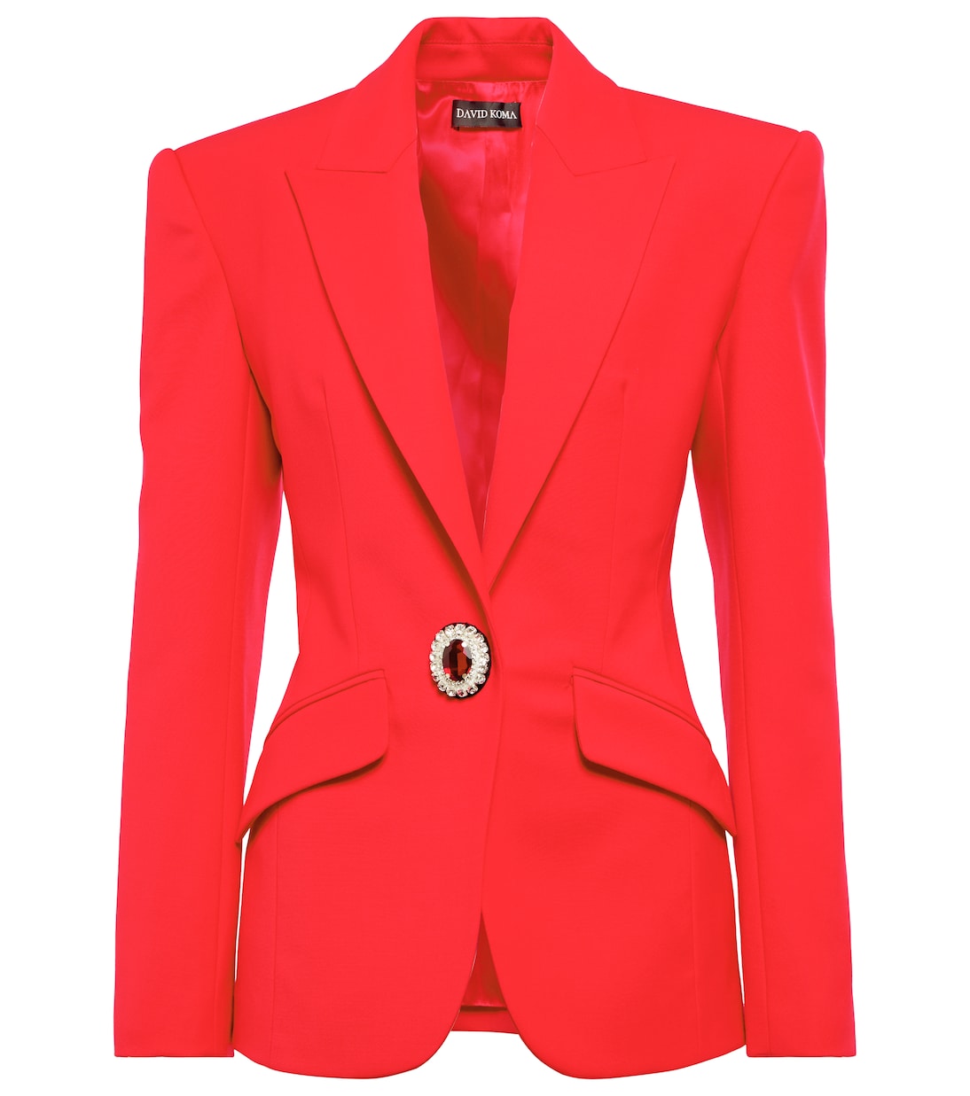 Verzierter Blazer aus Schurwolle | David Koma