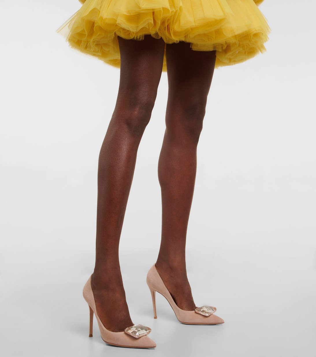 Salones Jaipur de ante adornados | Gianvito Rossi