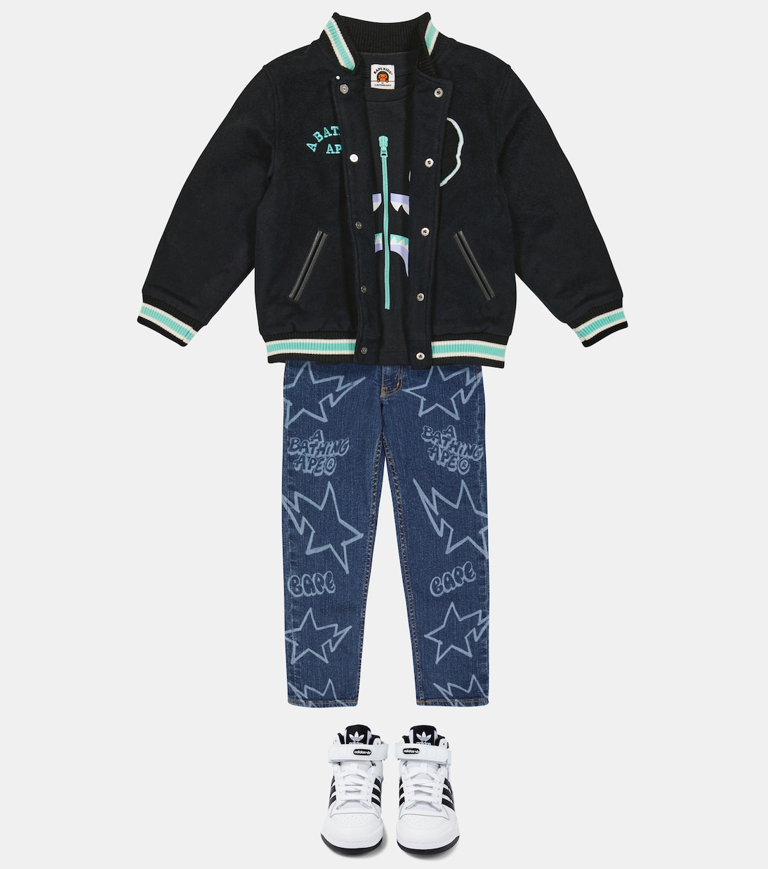 Jeans con stampa | BAPE Kids