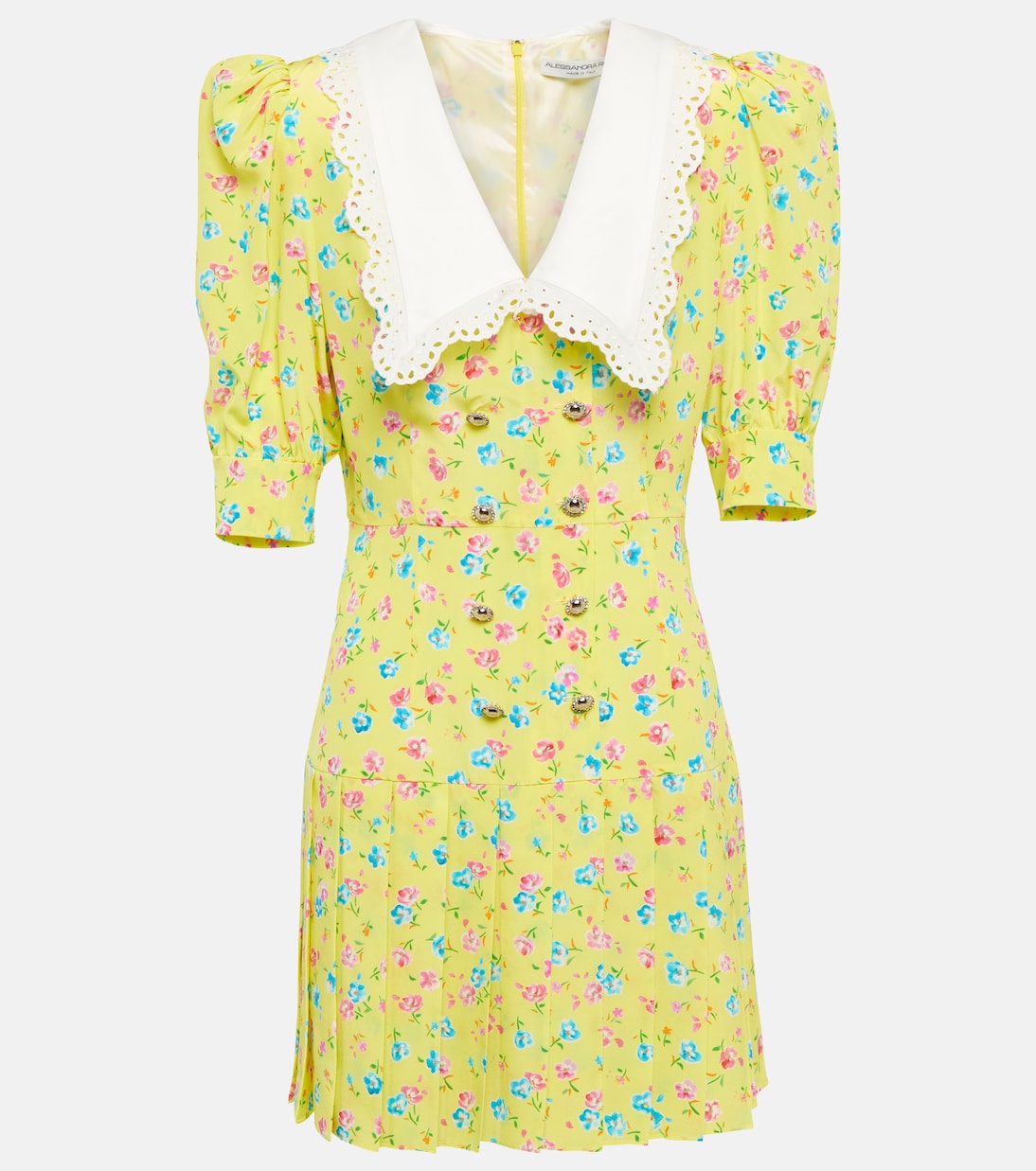 Floral silk minidress | Alessandra Rich