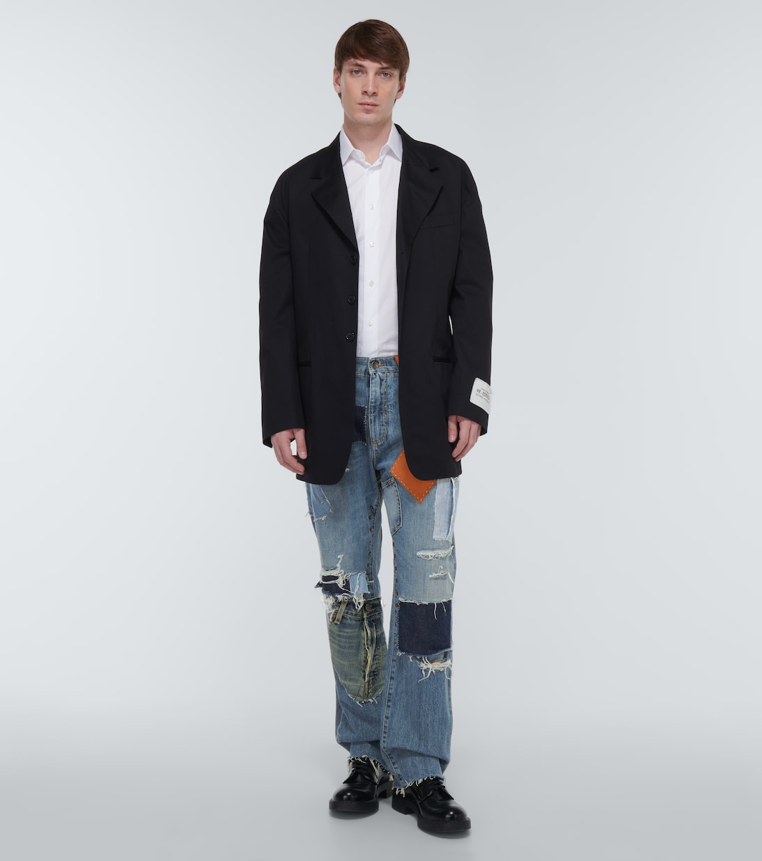 Jeans rectos de patchwork | Dolce&Gabbana