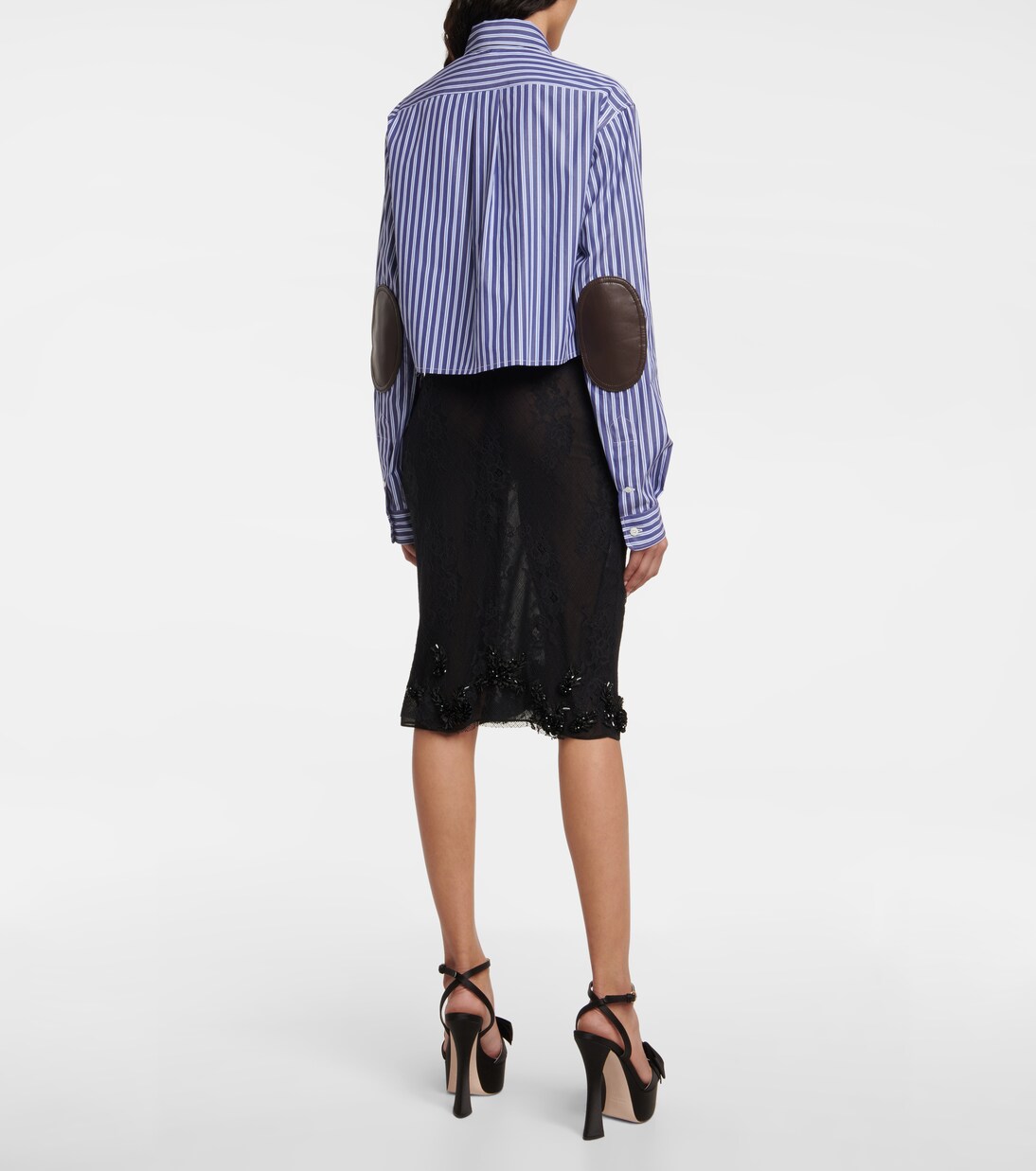 Cropped-Hemd aus Baumwolle | Miu Miu