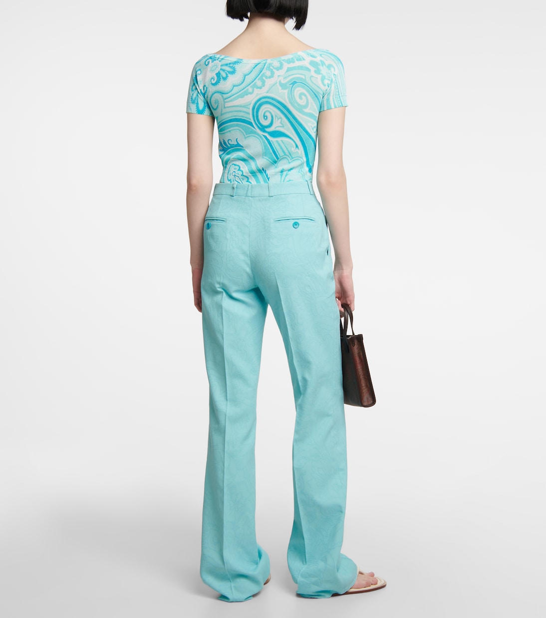 Pantaloni regular a vita alta | Etro