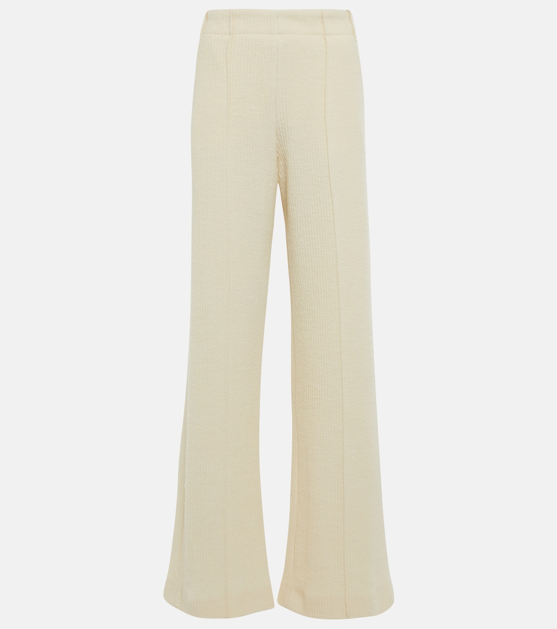Pantalon ample à taille haute en laine | Chloé