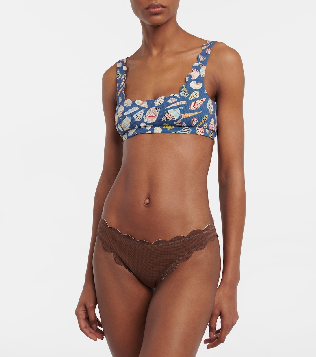 Antibes printed bikini bottoms | Marysia