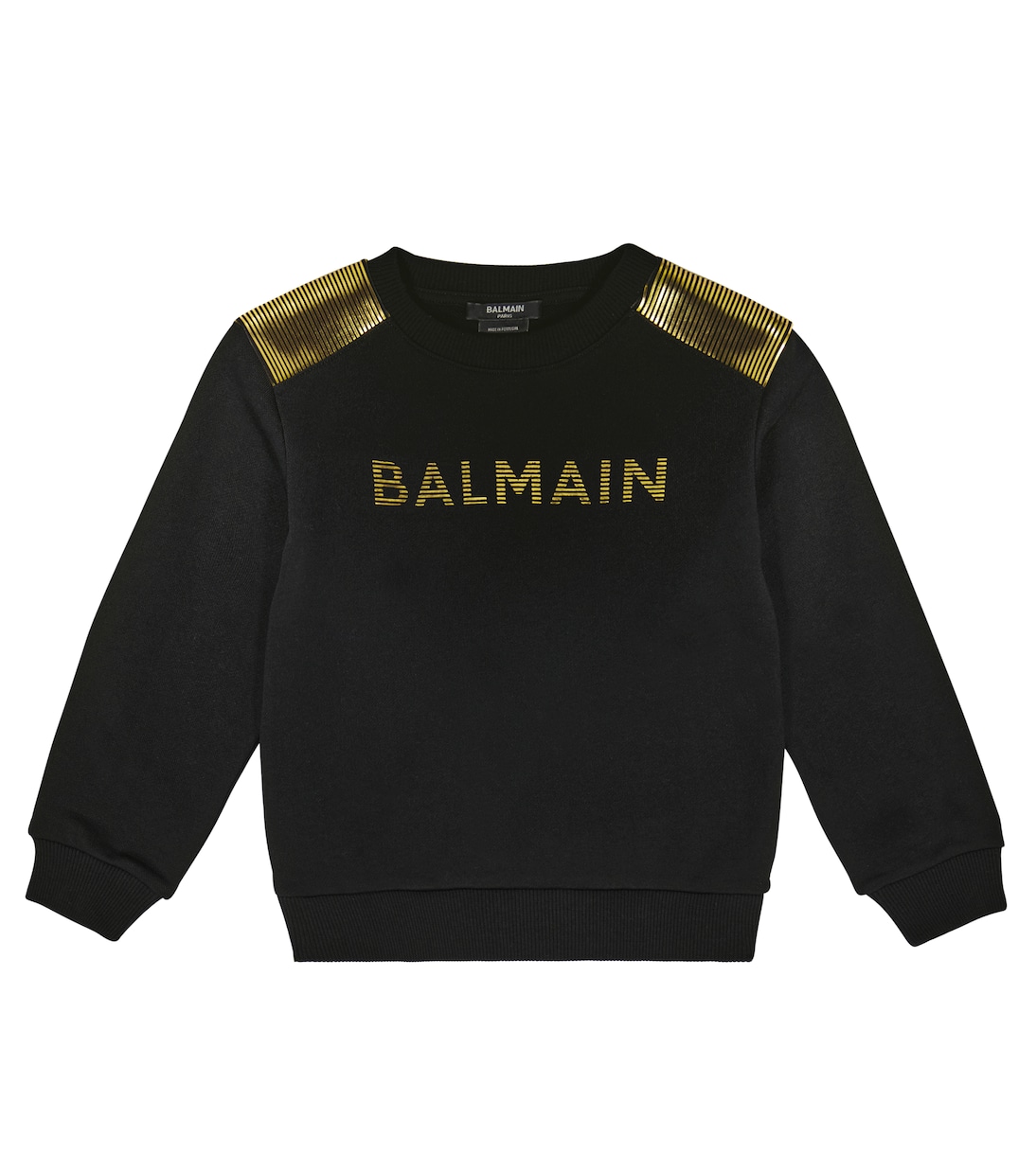 Sudadera de algodón con logo | Balmain Kids