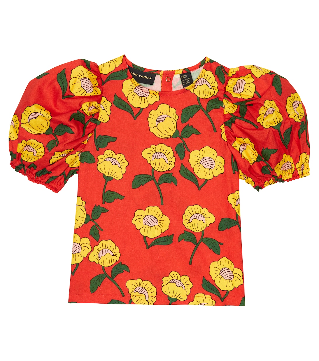 Blusa de algodón floral | Mini Rodini