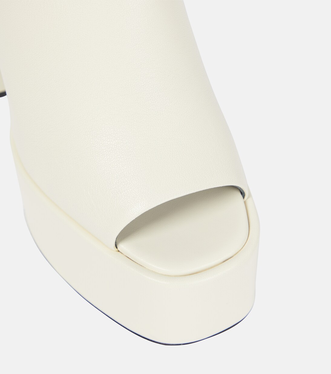 Sasha leather platform mules | Paris Texas