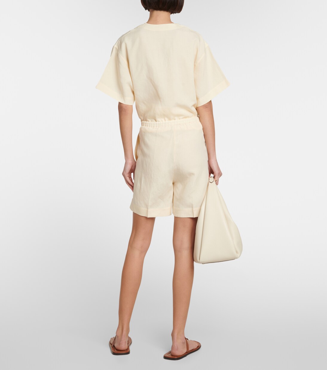 Tailored drawstring shorts | Toteme