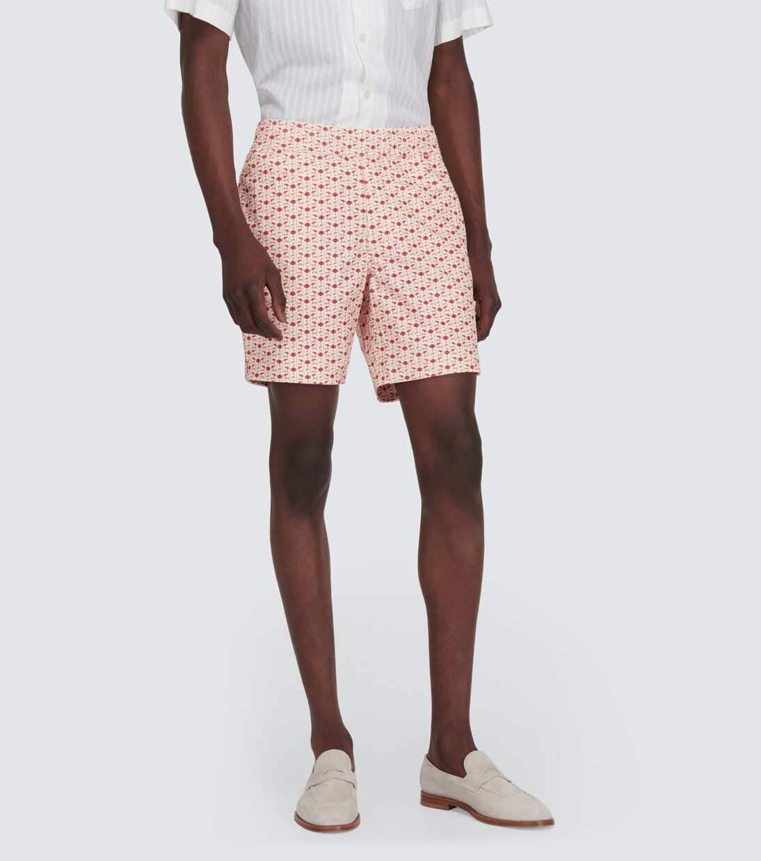 Louis printed corduroy shorts | Orlebar Brown