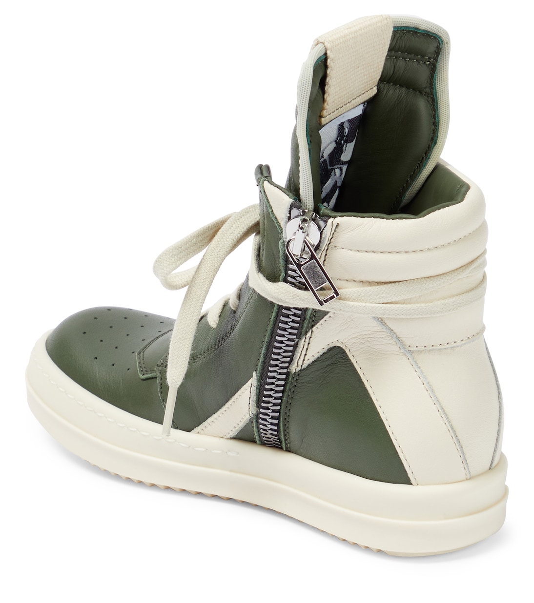 Sneakers alte Geobasket in pelle | Rick Owens Kids