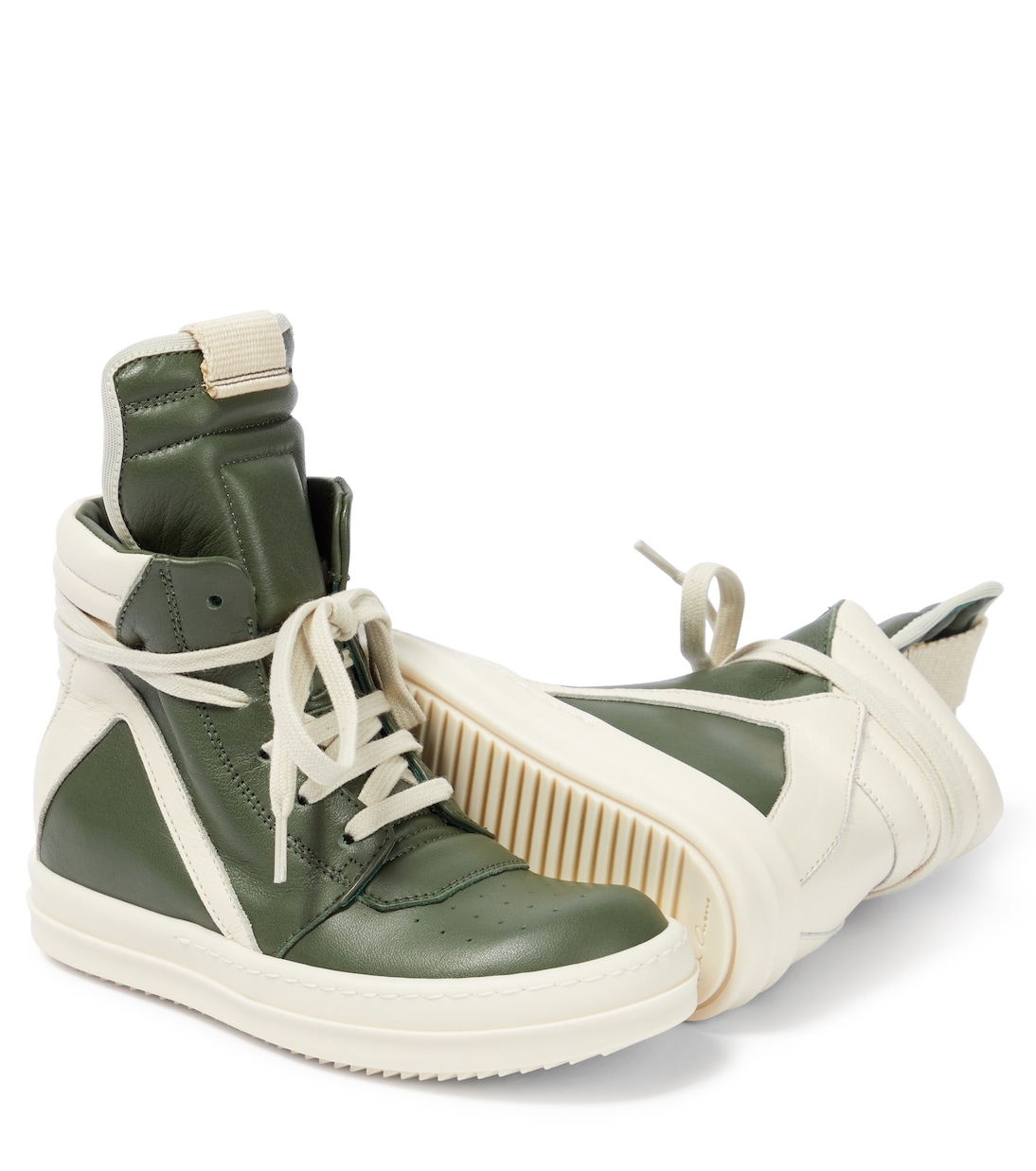Sneakers alte Geobasket in pelle | Rick Owens Kids