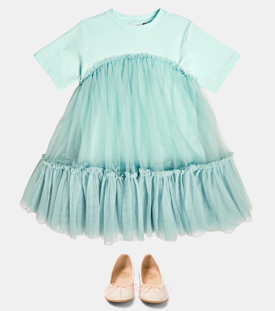 Vestido de tul a capas | Caroline Bosmans