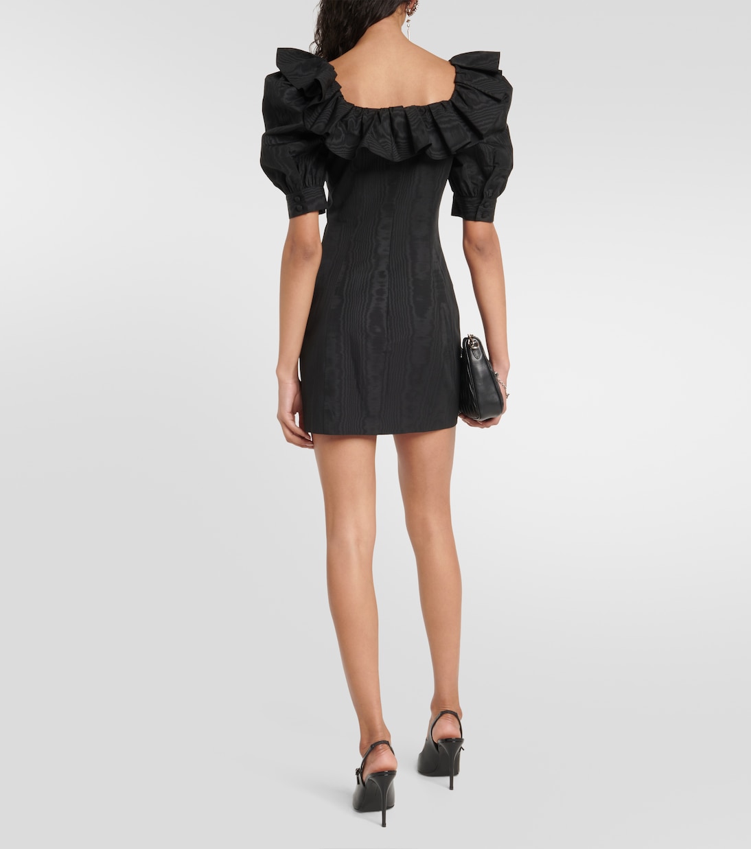 Ruffled puff-sleeve minidress | Alessandra Rich