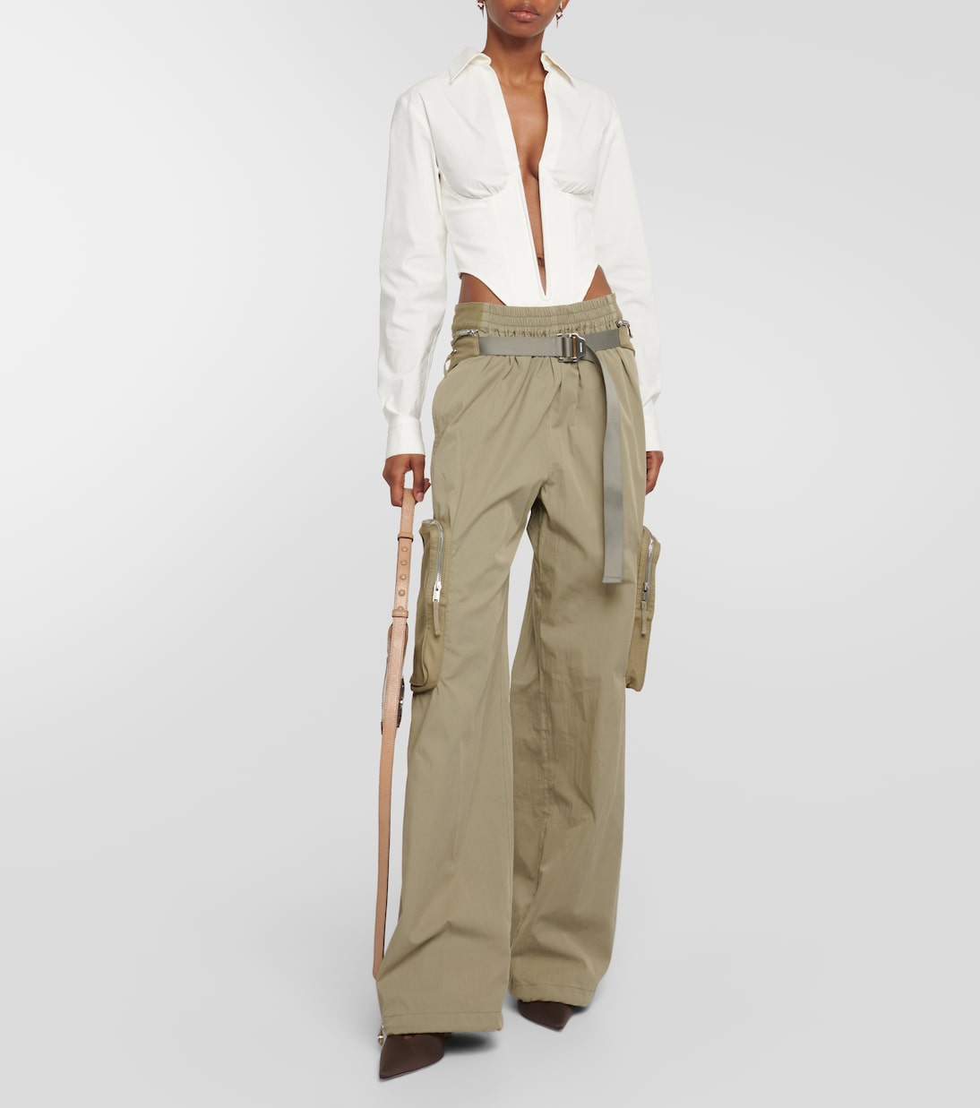 Pantalon cargo en coton mélangé | Dion Lee
