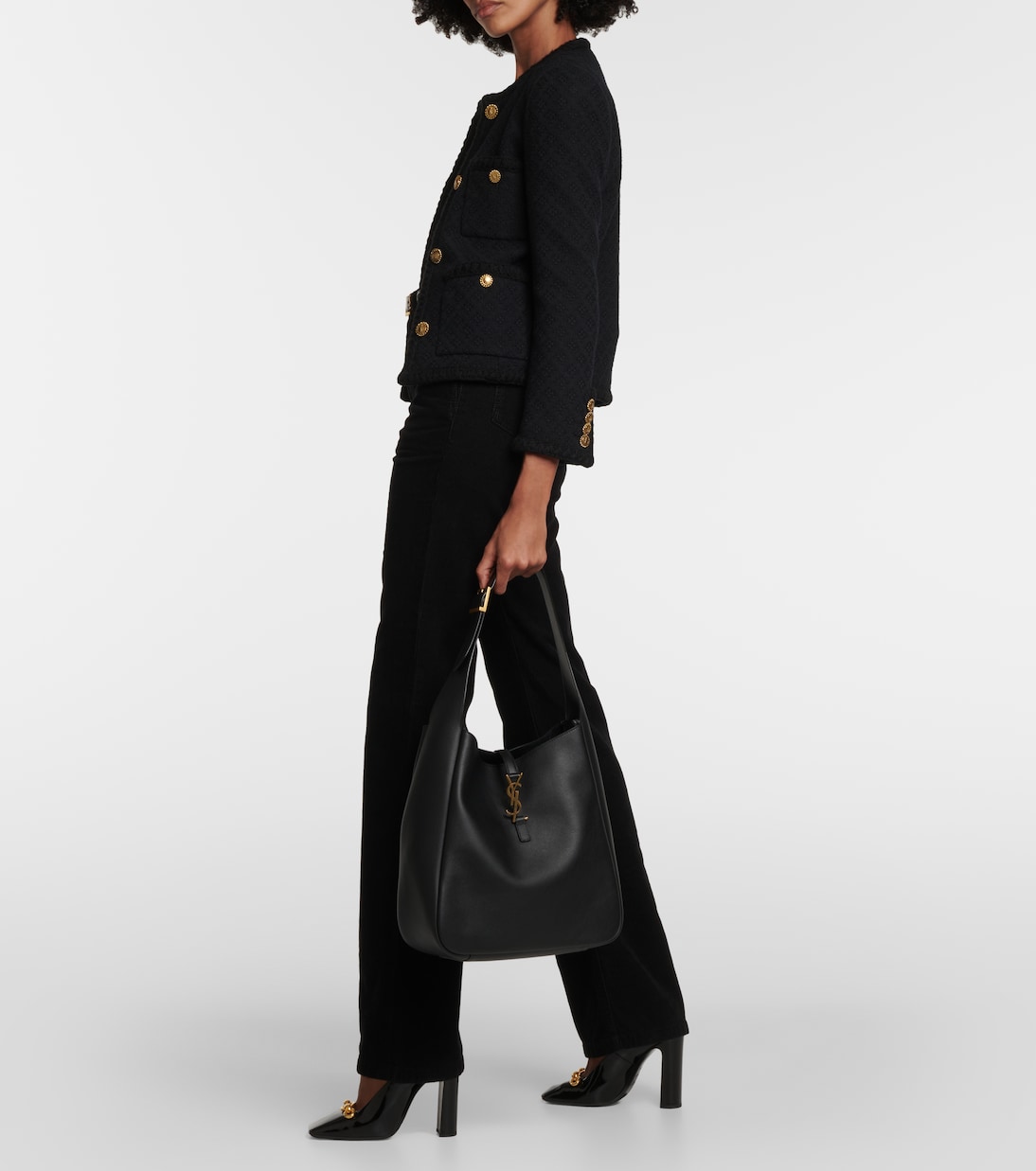 Sac Le 5 à 7 Supple Large en cuir | Saint Laurent