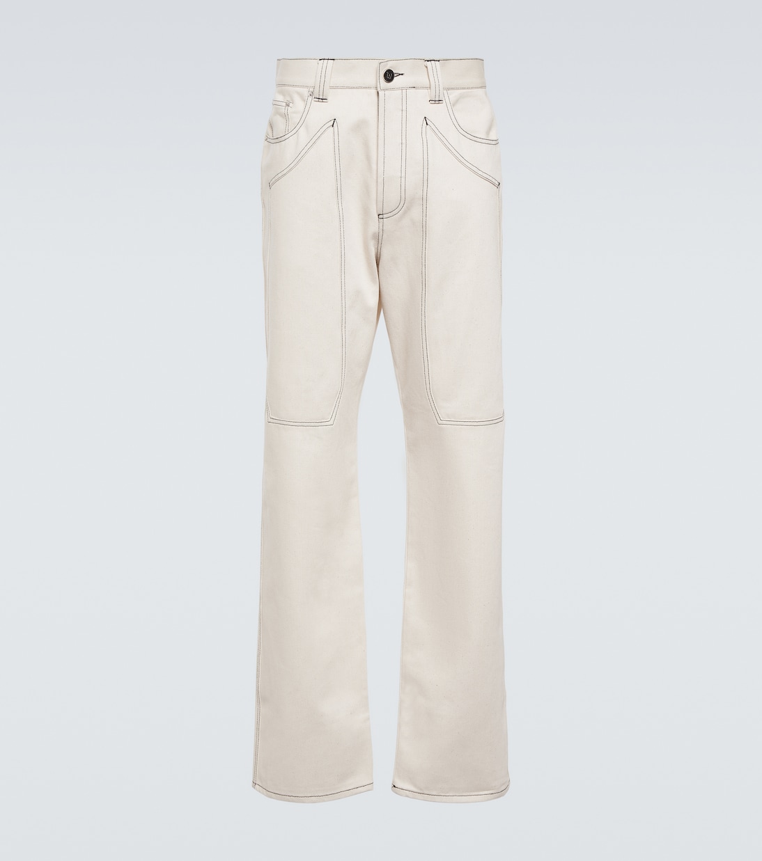 Pantalon droit en coton | Winnie New York