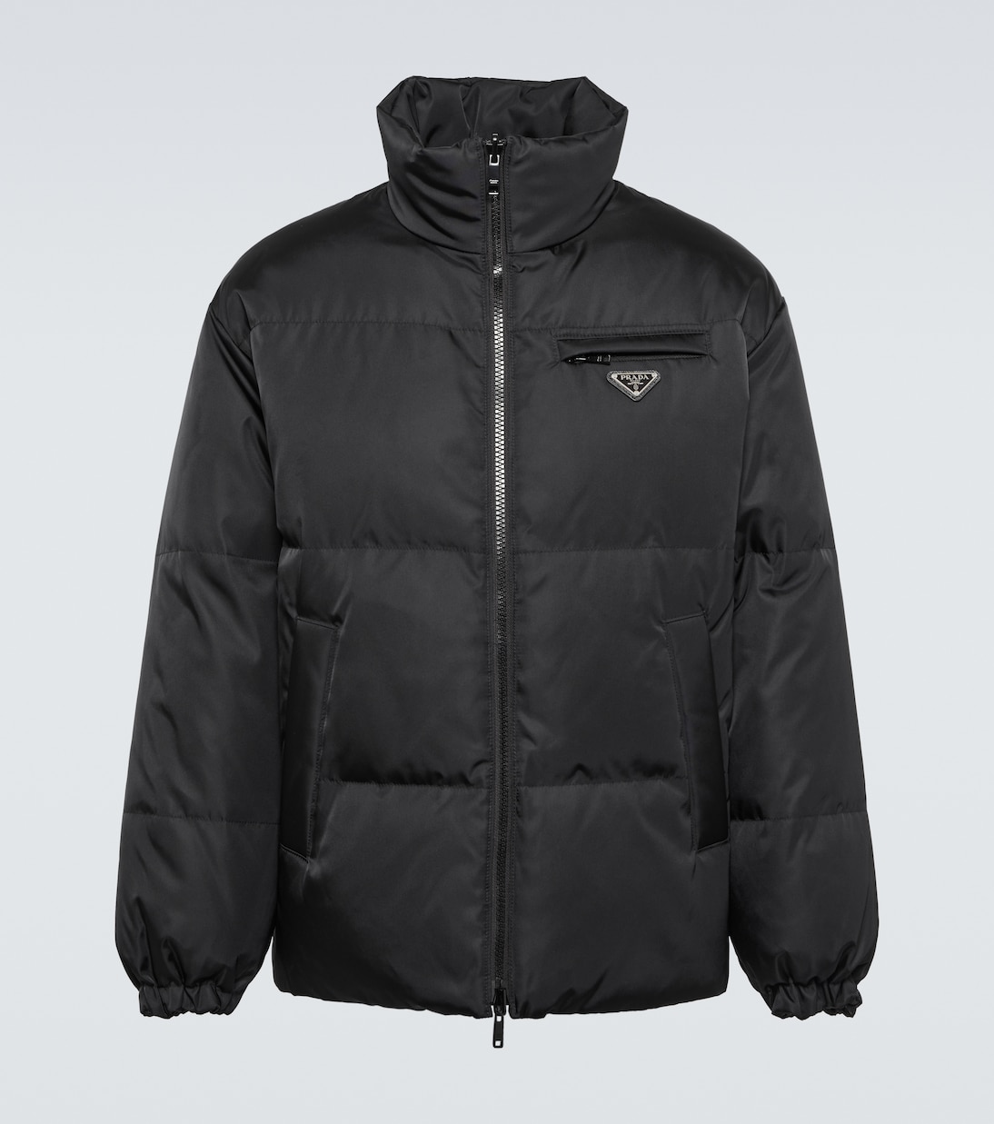 Prada black puffer coat clearance