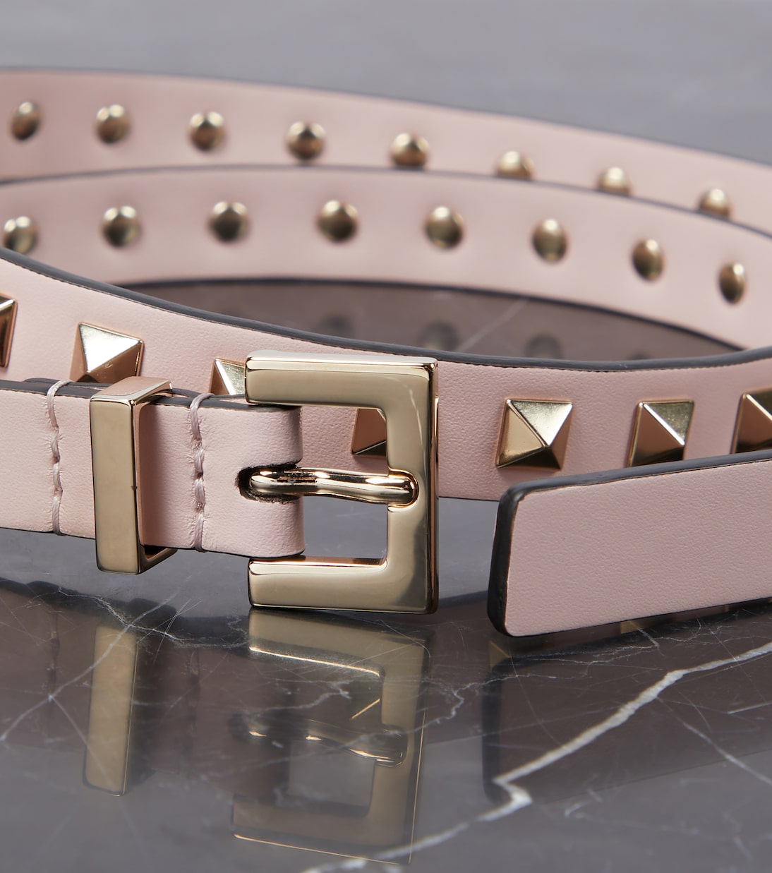 Gürtel Rockstud aus Leder | Valentino Garavani