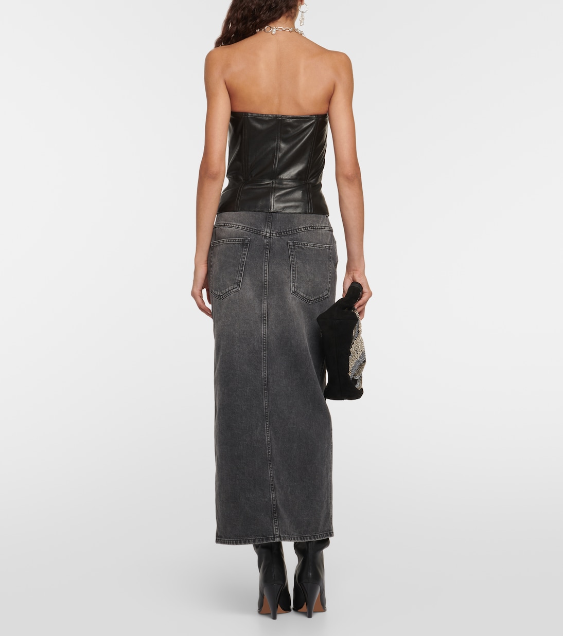 Top bustier Etna en cuir | Isabel Marant