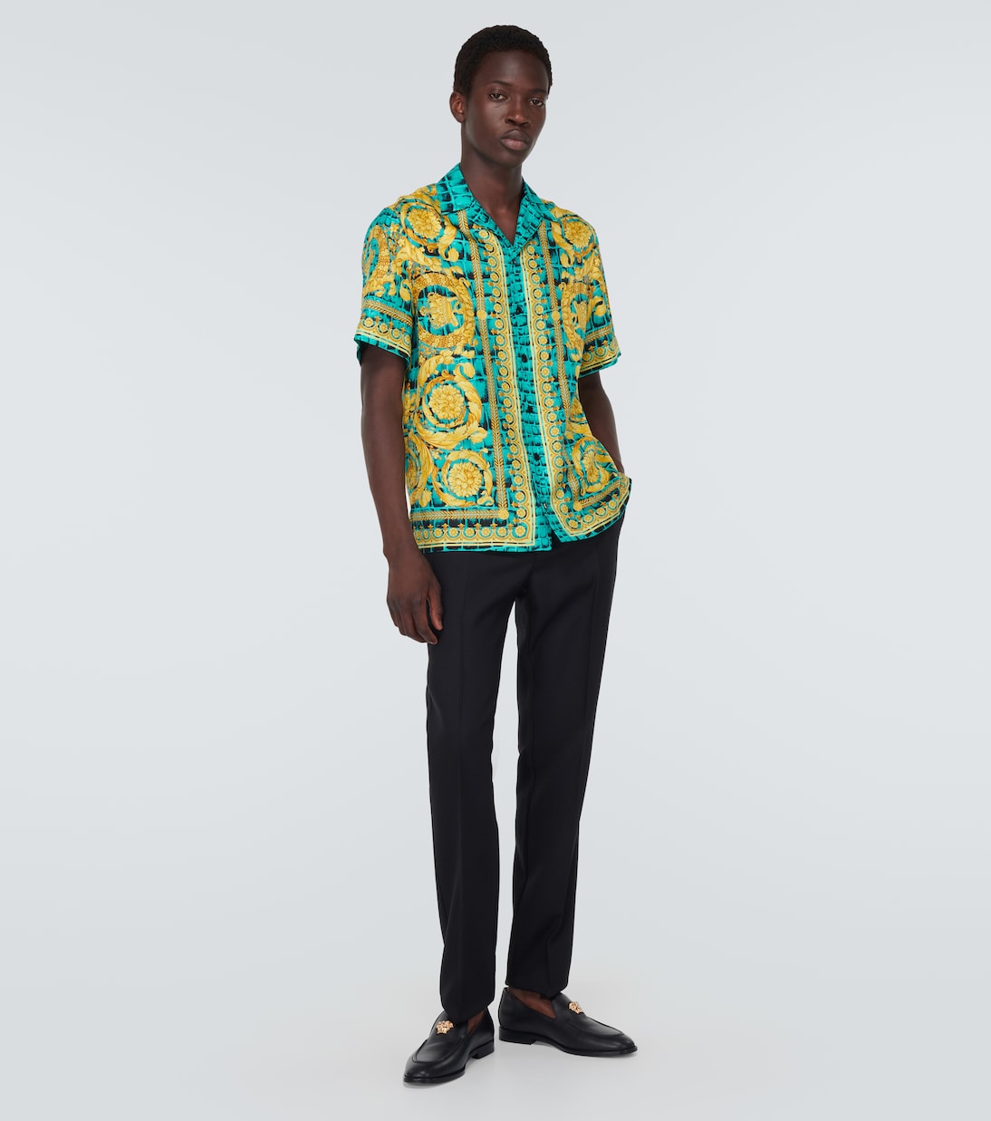 Gerade Hose aus Wolle | Versace