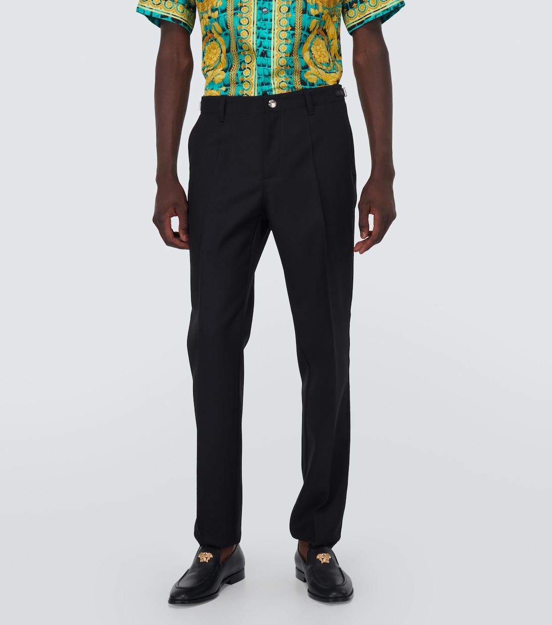 Gerade Hose aus Wolle | Versace