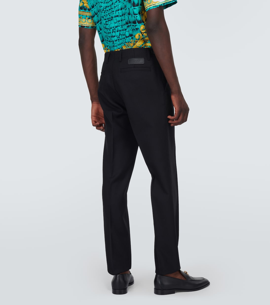 Gerade Hose aus Wolle | Versace