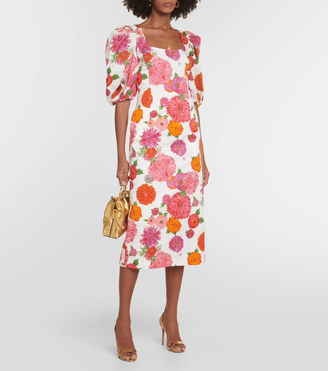Abito midi Sizzler in misto cotone | La DoubleJ