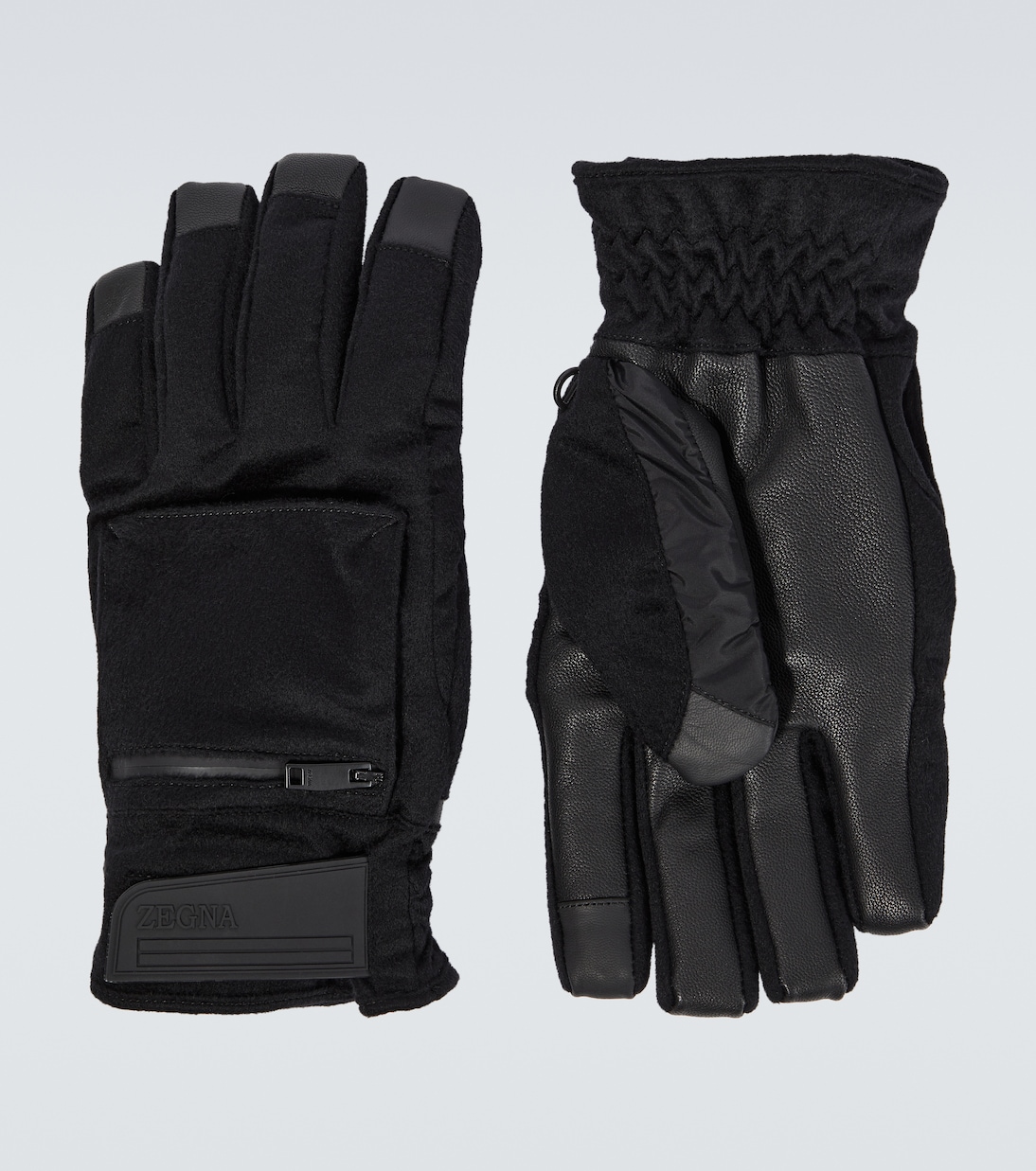 Handschuhe aus Kaschmir und Leder | Zegna